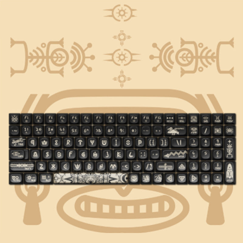 Original Theme keycaps voor mechanische toetsenborden (68/100) – hitte‑sublimatie