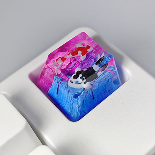 Gepersonaliseerde Resin Keycap (MX cross-axis) – Powcaps