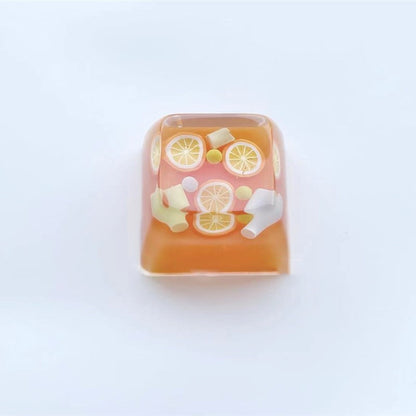 Gepersonaliseerde Fruitvormige Resin Keycap – Powcaps