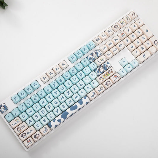 Small Square Milk Cow MOA Sublimation Keycaps – Koeienprint