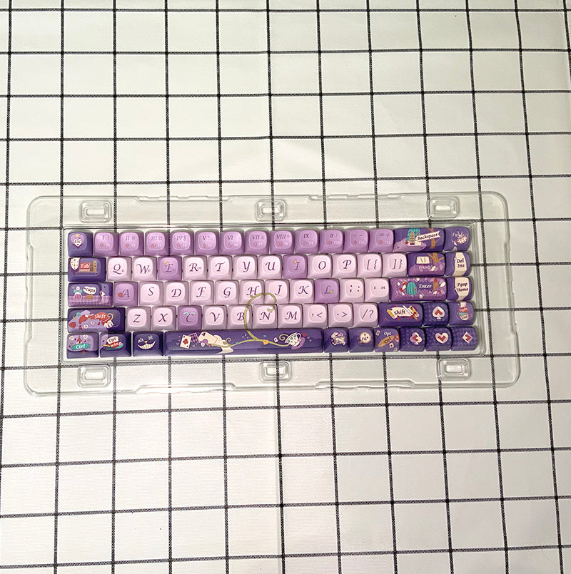 Original Theme keycaps voor mechanische toetsenborden (68/100) – hitte‑sublimatie