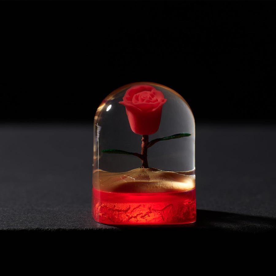 3D Printed Rose – Transparante Resin Keycap
