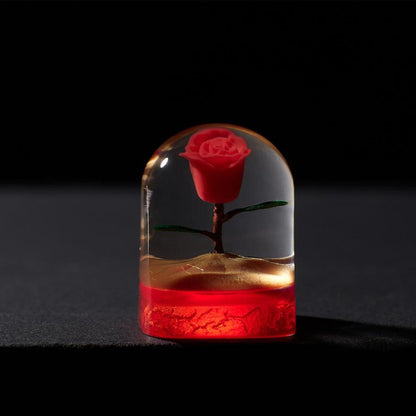 3D Printed Rose – Transparante Resin Keycap
