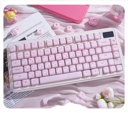 Miao Jian She Silicone Keycaps – Roze (113 toetsen)