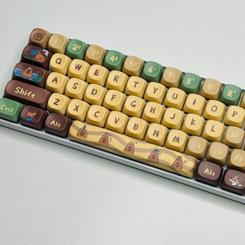 Capabala Girl MOA Height Keycap Set – 130 keycaps voor mechanische toetsenborden