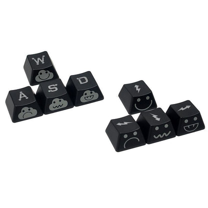 ABS Lightning Doll Keycaps voor mechanische toetsenborden – Set van 4