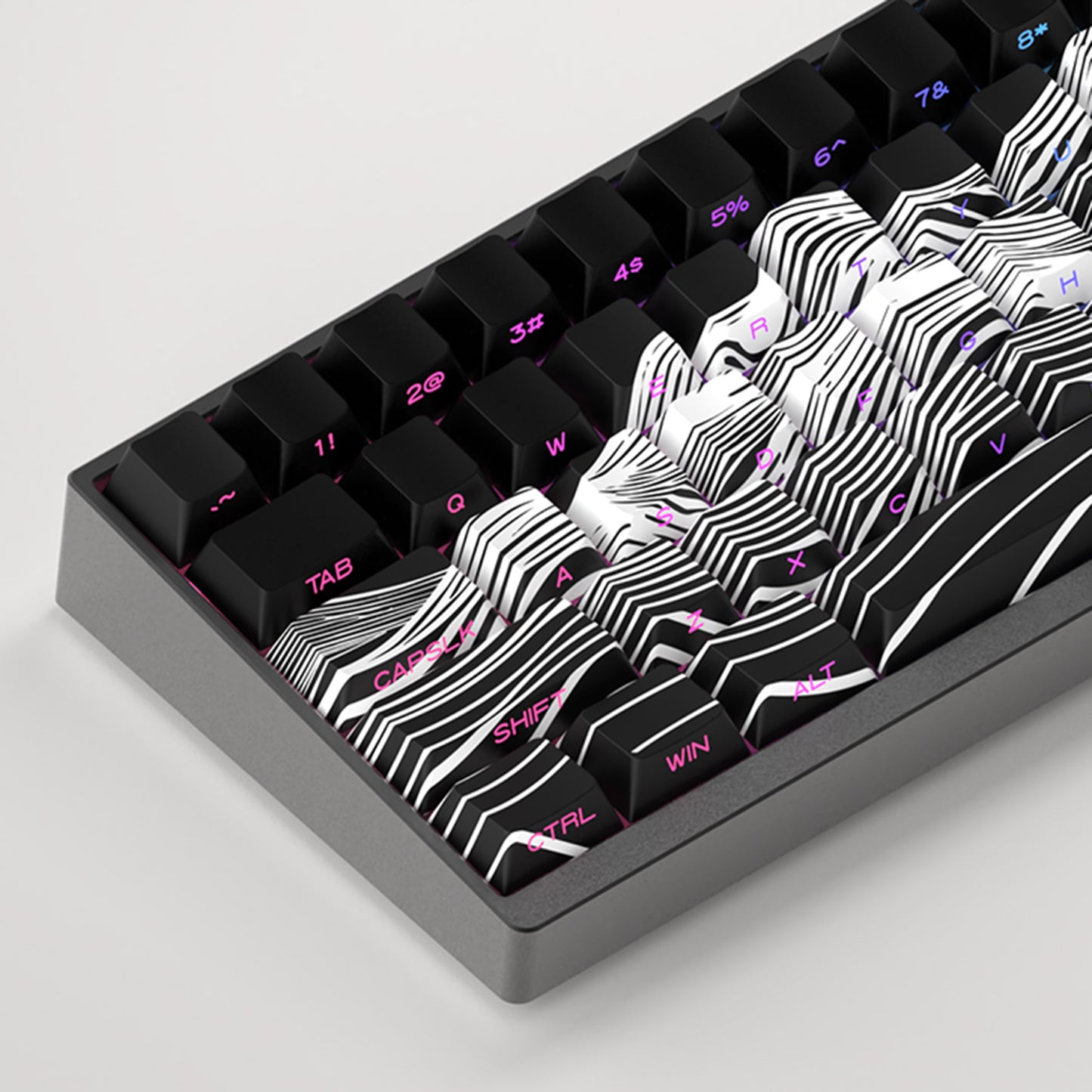High Mountain Keycaps – PBT, originele fabriekshoogte, zijgegraveerd (130-delig)