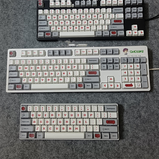 Pixel Video Game Theme – Sublimation PBT Keycaps (OEM/XDA)