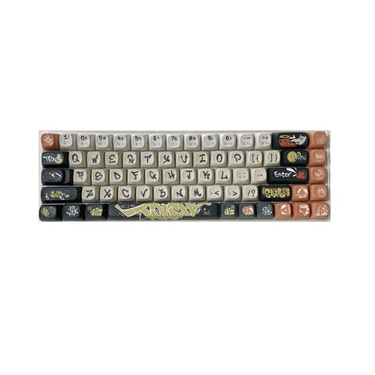 Original Theme keycaps voor mechanische toetsenborden (68/100) – hitte‑sublimatie