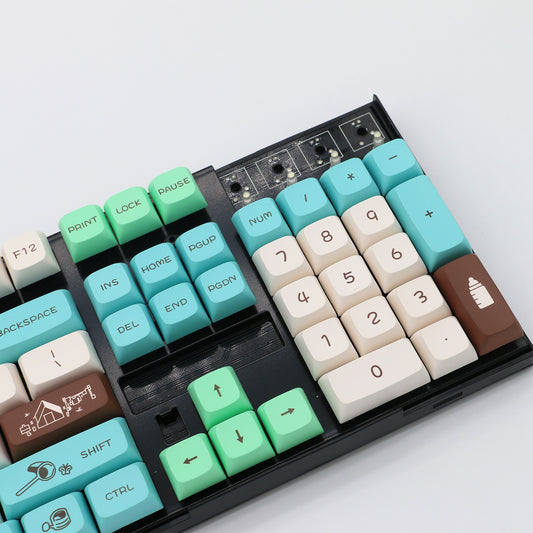 QX Height PBT Dye‑Sublimation Keycaps – Animal Forest (141-delig)