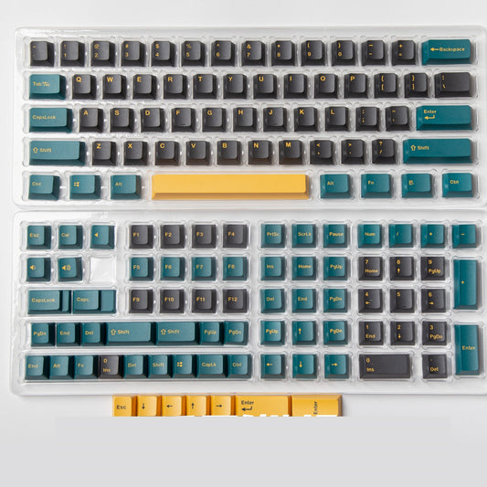 Highly PBT Sublimation Mars Green Keycaps – 136-toetsen OEM-set