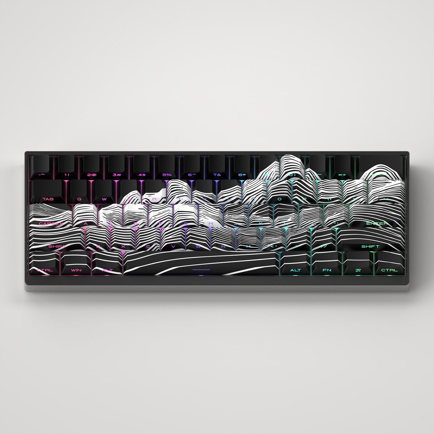 High Mountain Keycaps – PBT, originele fabriekshoogte, zijgegraveerd (130-delig)