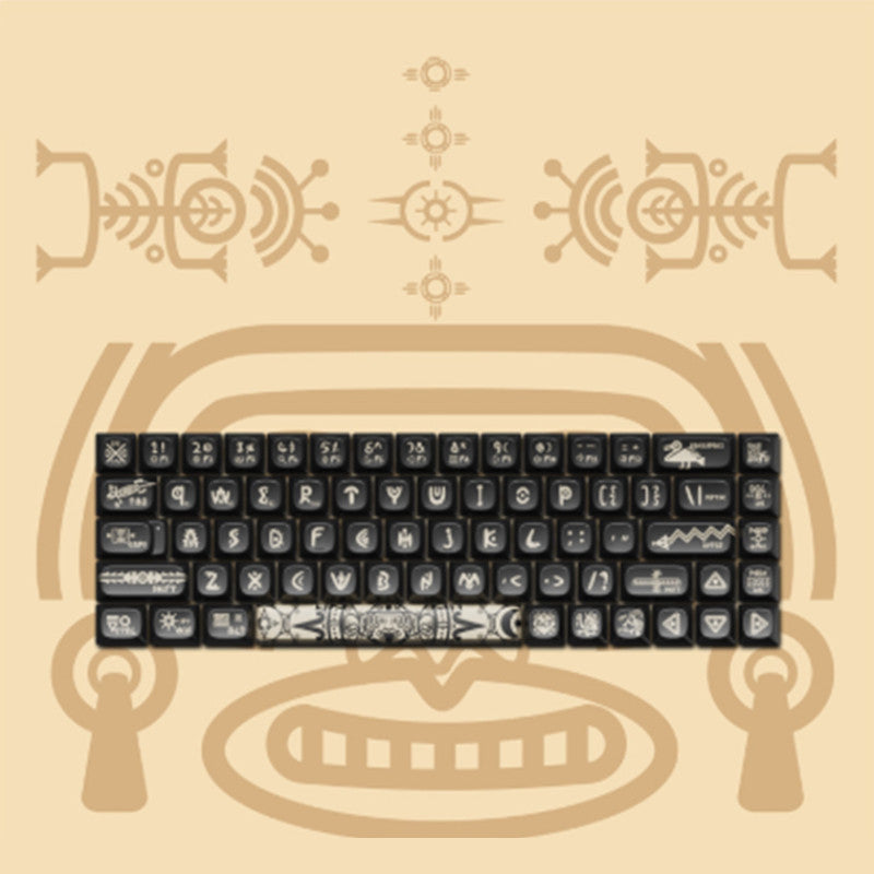 Original Theme keycaps voor mechanische toetsenborden (68/100) – hitte‑sublimatie