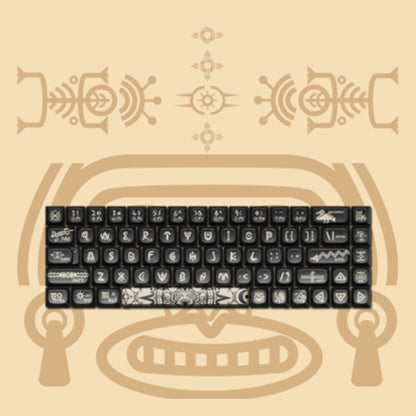 Original Theme keycaps voor mechanische toetsenborden (68/100) – hitte‑sublimatie