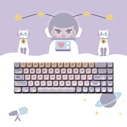 Original Theme keycaps voor mechanische toetsenborden (68/100) – hitte‑sublimatie