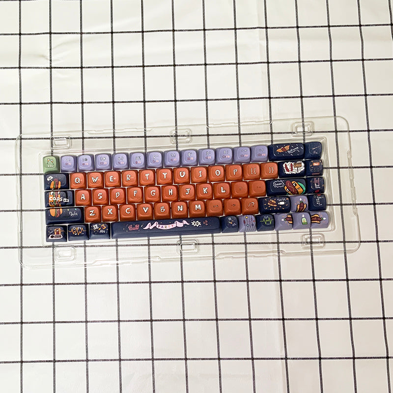 Original Theme keycaps voor mechanische toetsenborden (68/100) – hitte‑sublimatie