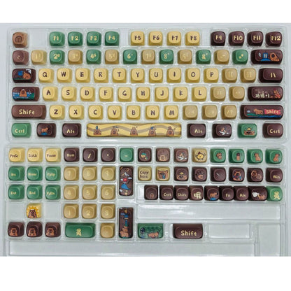 Capabala Girl MOA Height Keycap Set – 130 keycaps voor mechanische toetsenborden