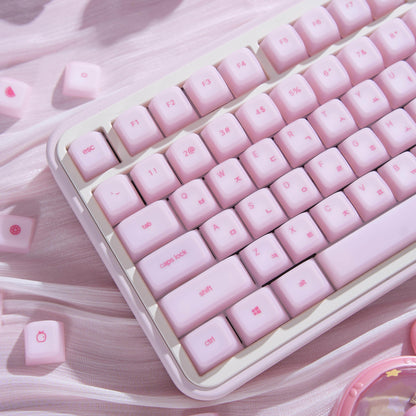 Miao Jian She Silicone Keycaps – Roze (113 toetsen)