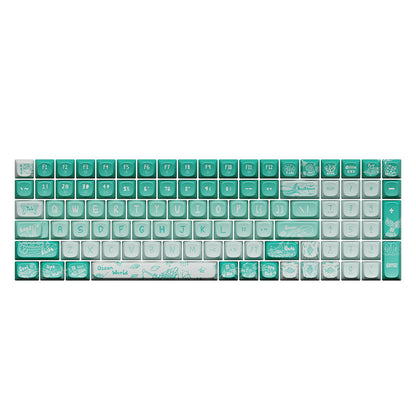 Original Theme keycaps voor mechanische toetsenborden (68/100) – hitte‑sublimatie