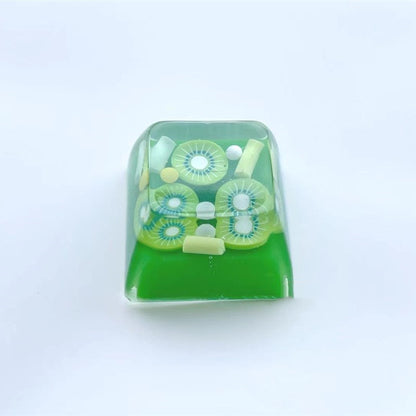 Gepersonaliseerde Fruitvormige Resin Keycap – Powcaps