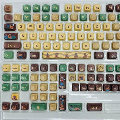Capabala Girl MOA Height Keycap Set – 130 keycaps voor mechanische toetsenborden