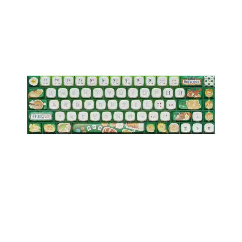 Original Theme keycaps voor mechanische toetsenborden (68/100) – hitte‑sublimatie