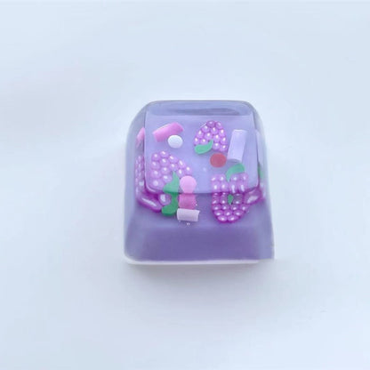 Gepersonaliseerde Fruitvormige Resin Keycap – Powcaps