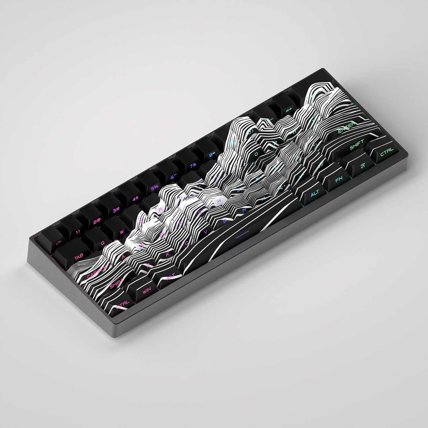 High Mountain Keycaps – PBT, originele fabriekshoogte, zijgegraveerd (130-delig)