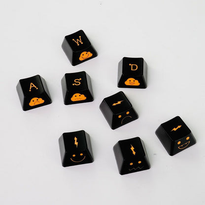 ABS Lightning Doll Keycaps voor mechanische toetsenborden – Set van 4