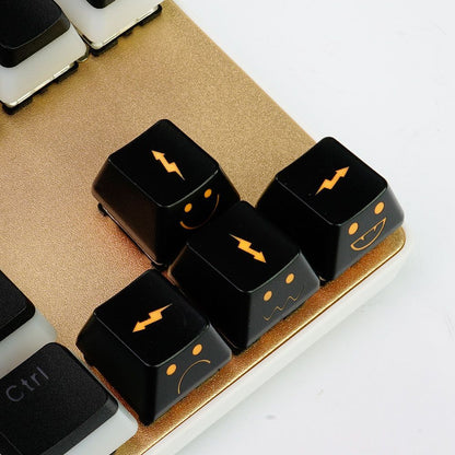 ABS Lightning Doll Keycaps voor mechanische toetsenborden – Set van 4