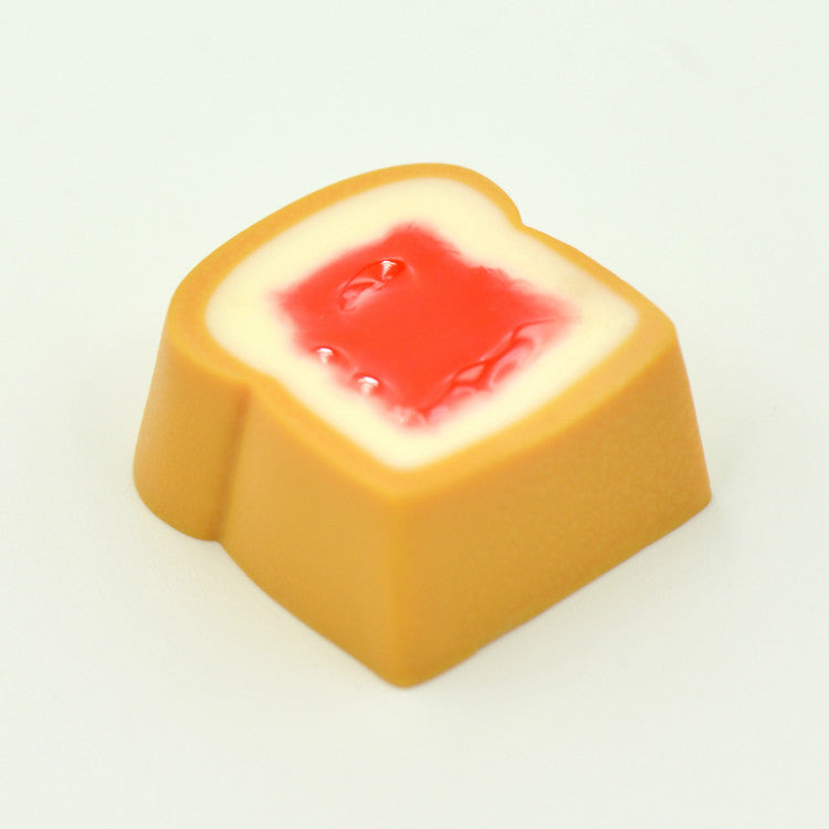 Breakfast Series Resin Keycap – Poached Egg, Ham of Jam