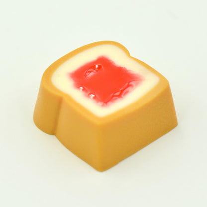 Breakfast Series Resin Keycap – Poached Egg, Ham of Jam