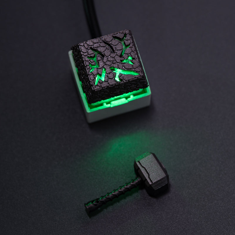 Fashionable Magnetische Lichtdoorlatende 3D Resin Keycaps