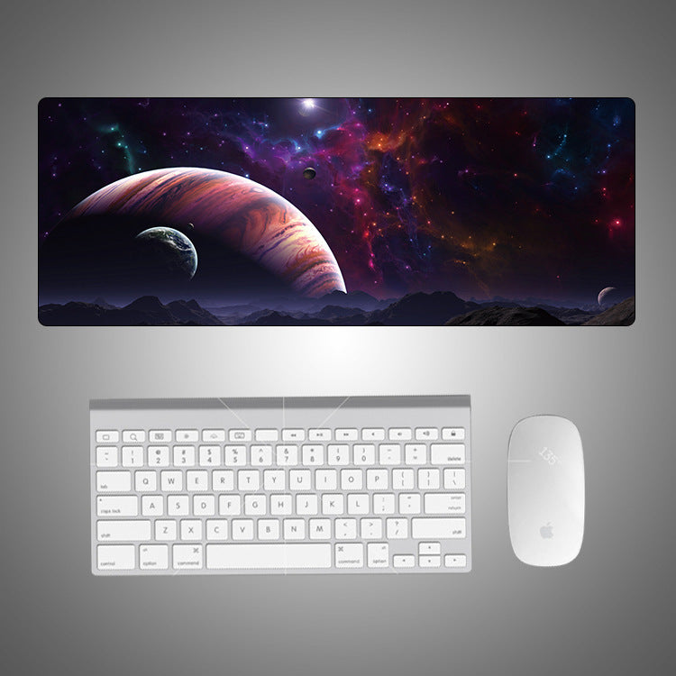 Kleurrijke extra grote deskmat (antislip rubber)