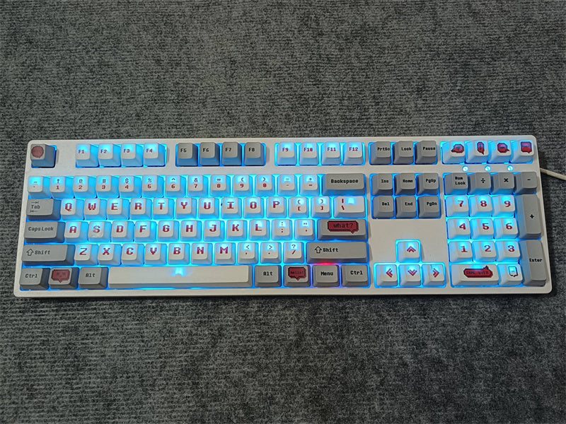Pixel Video Game Theme – Sublimation PBT Keycaps (OEM/XDA)