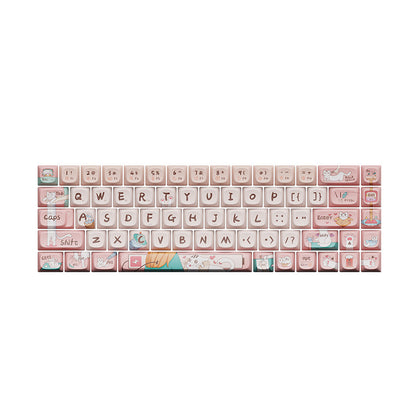 Original Theme keycaps voor mechanische toetsenborden (68/100) – hitte‑sublimatie