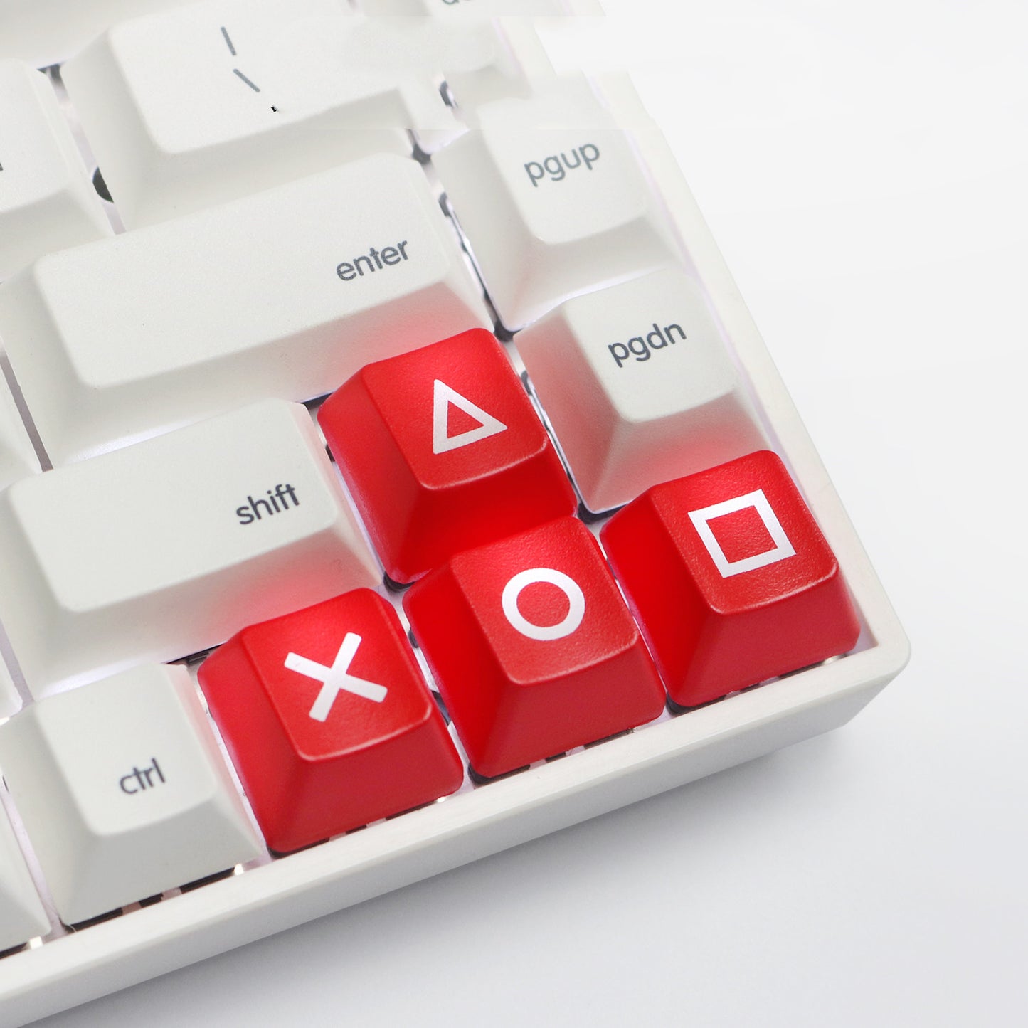 Keyboard Personality Translucent Keycaps – R1 PS (4 stuks)
