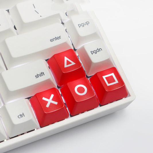 Keyboard Personality Translucent Keycaps – R1 PS (4 stuks)
