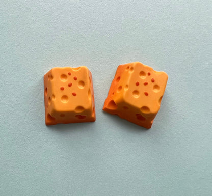 Onbeschilderde Food Keycap (Resin) – Burger, Cheese & meer