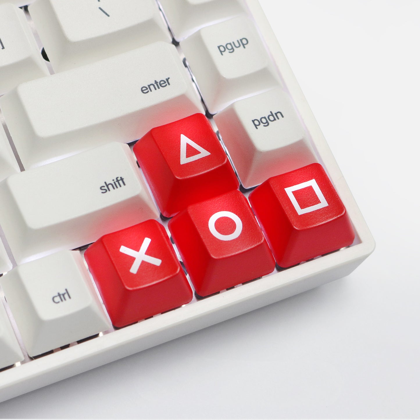 Keyboard Personality Translucent Keycaps – R1 PS (4 stuks)