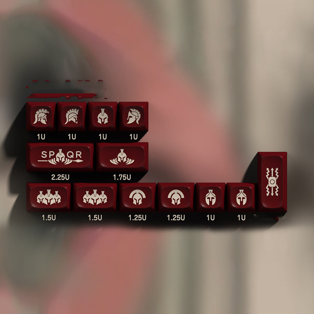 Roman Spartan ABS Keycaps (PGA Height) – 151-toetsen opties | Powcaps