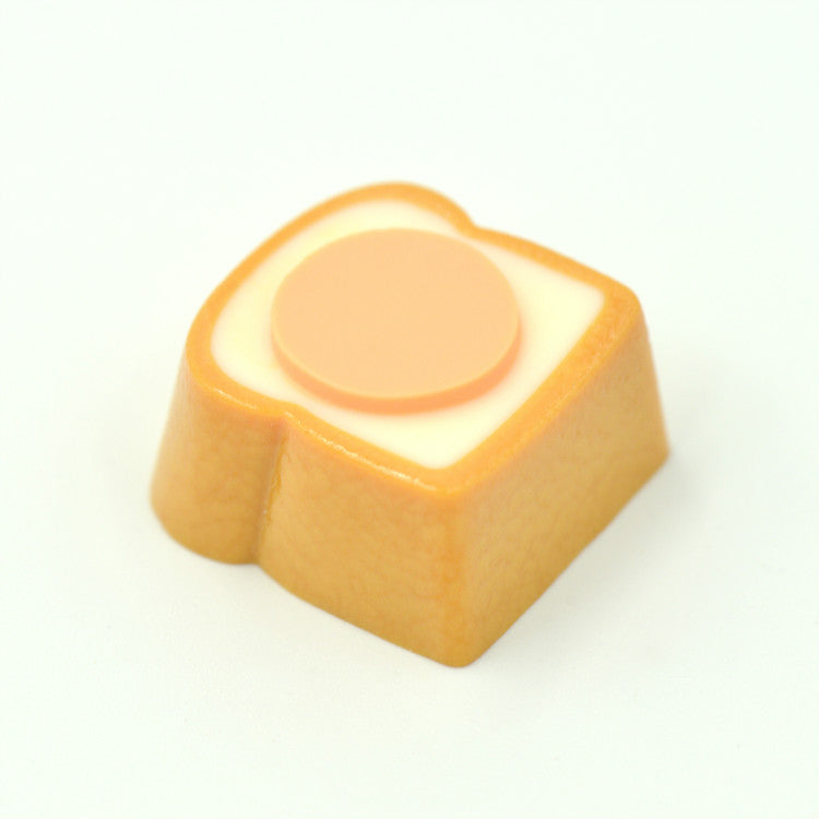 Breakfast Series Resin Keycap – Poached Egg, Ham of Jam