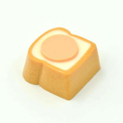 Breakfast Series Resin Keycap – Poached Egg, Ham of Jam