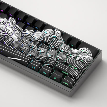 High Mountain Keycaps – PBT, originele fabriekshoogte, zijgegraveerd (130-delig)