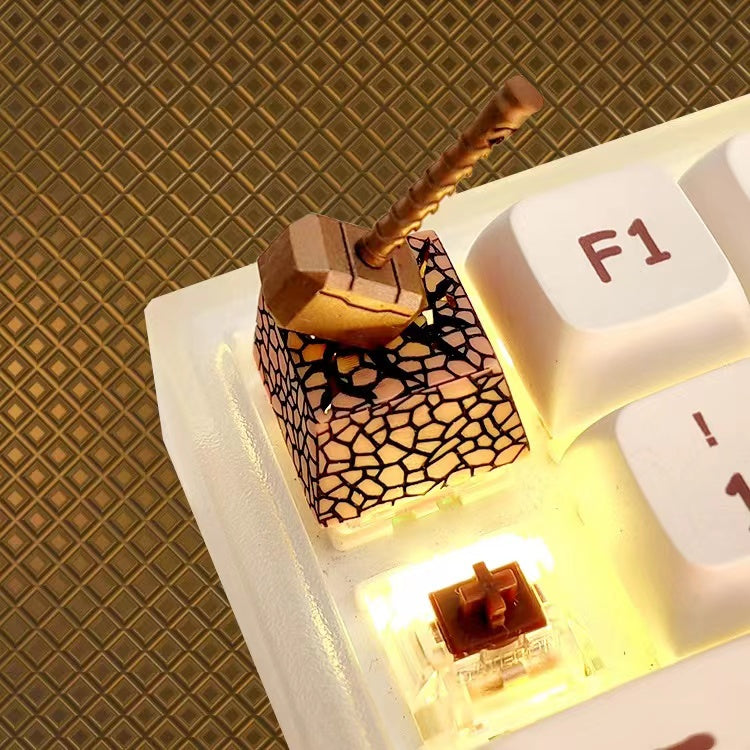 Fashionable Magnetische Lichtdoorlatende 3D Resin Keycaps