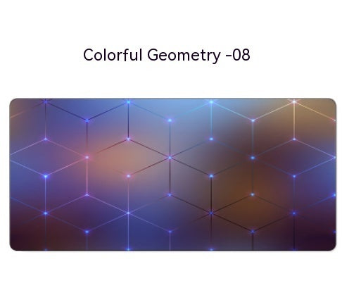 Geometric Internet Cafe Games Desk Mat – Stijlvolle gaming deskmat