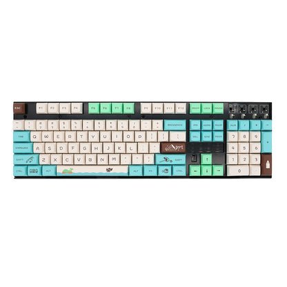 QX Height PBT Dye‑Sublimation Keycaps – Animal Forest (141-delig)