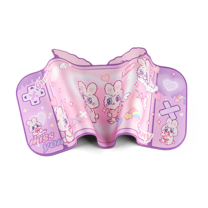 Original Fluffy Rabbit Oversized Muismat – Speciale Vorm | Japans Minimalistisch