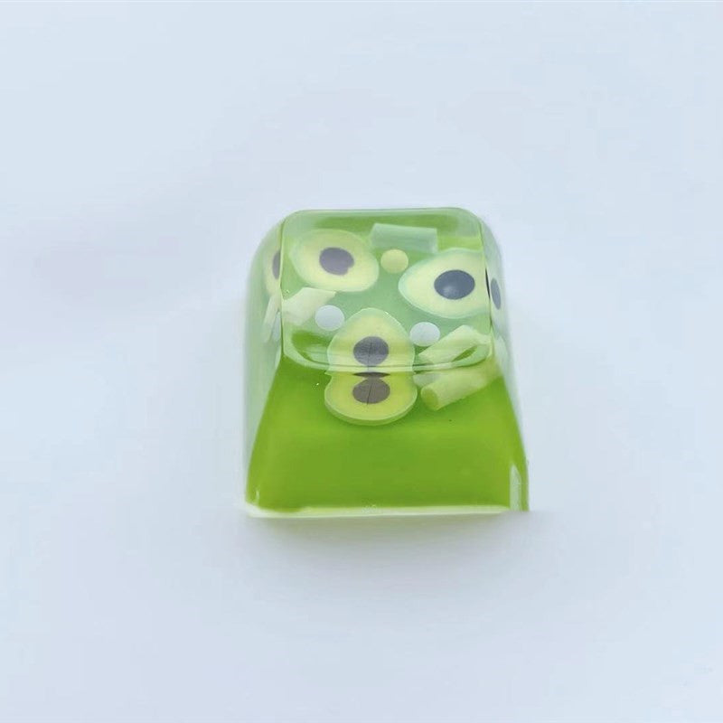 Gepersonaliseerde Fruitvormige Resin Keycap – Powcaps