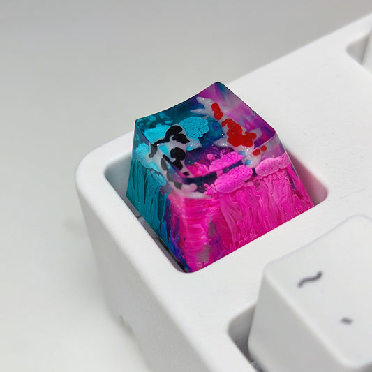 Gepersonaliseerde Resin Keycap (MX cross-axis) – Powcaps